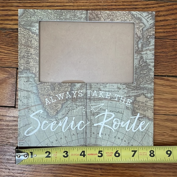 4x6 ‘Take the Scenic Route’ travel inspired picture frame - Picture 8 of 9